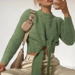 Princess Polly Winslow Green Jumper Sweater